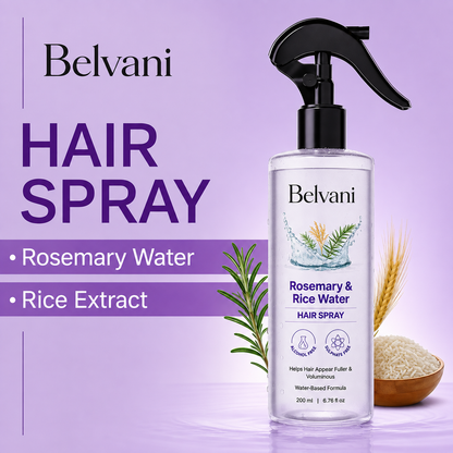 Rosemary & Rice Water Hair Growth Spray