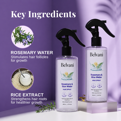 Rosemary & Rice Water Hair Growth Spray